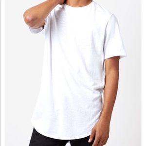 NWT scallop fit cream/off white mens XL tee